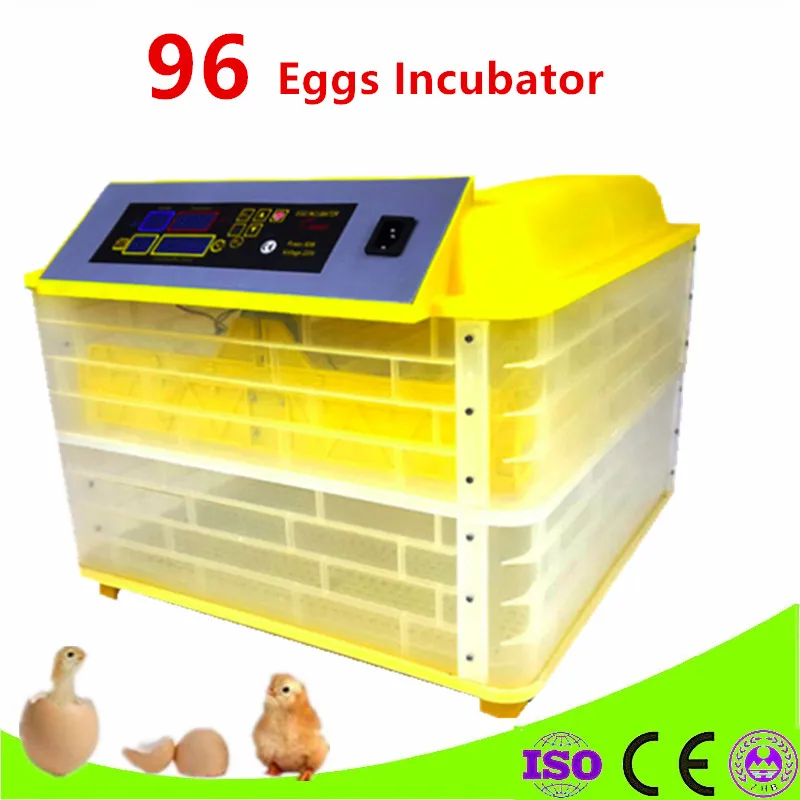 Новая сельскохозяйственная инкубаторная машина 96 яичный инкубатор Брудер