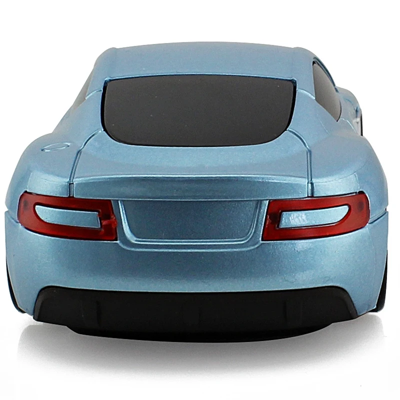 Переносная Беспроводная оптическая USB мышь в форме автомобиля с питанием от