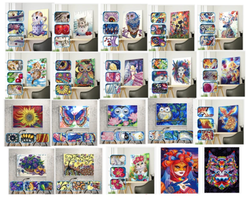 Алмазная картина специальная форма мультяшный Кот собака персонаж анимасл