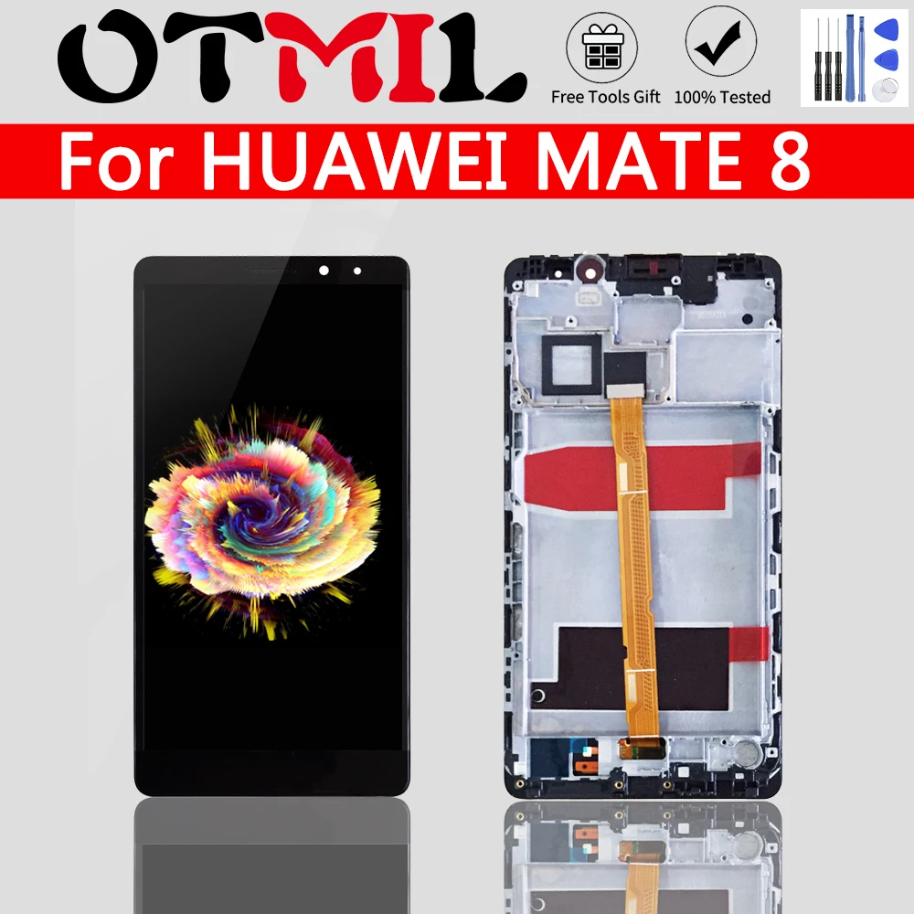 Оригинальный NXT L29 ЖК дисплея для HUAWEI Mate 8 дисплей сенсорный экран с рамкой