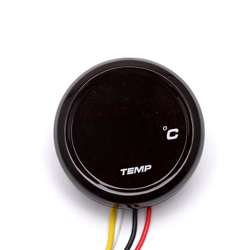 

Universal Round Water Temp Meter Digital Motorcycle Water Temperature Gauge with Degree Display 0~120