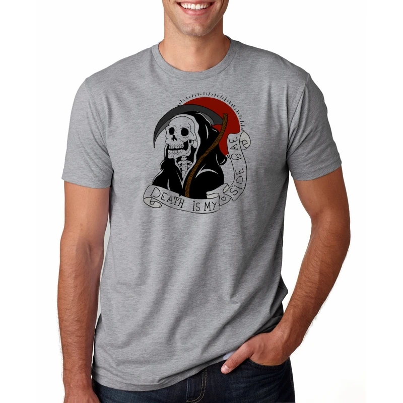 Топы в стиле хип хоп с изображением черепа смерти народное искусство тату