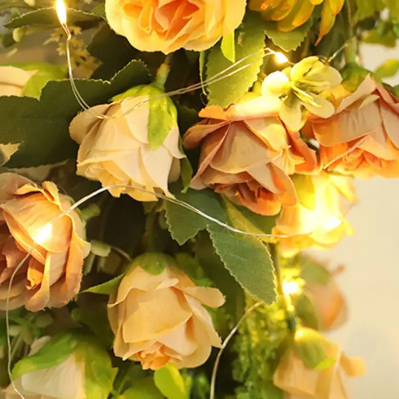 

4/6In Moon Shape Christmas Rose Wreath Chrysanthemum Autumn Wreath Decor For Holiday Party ,Door Wreath For Front Door