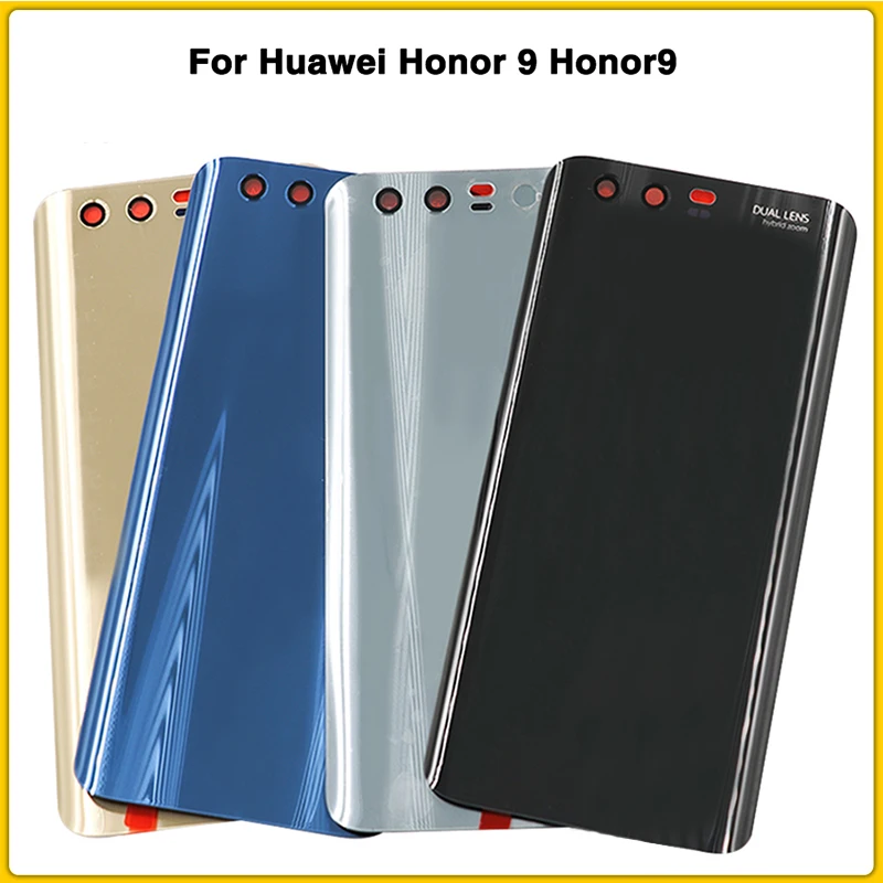 10 шт. Новый Honor 9 задний корпус чехол для Huawei Honor9 батарея задняя крышка Дверь