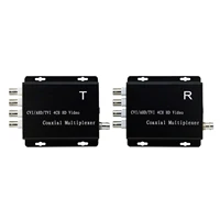 4 ch cviahdtvi hdcoaxial multiplexer for 2mp camera by one coaxial cable with high definition and non delay