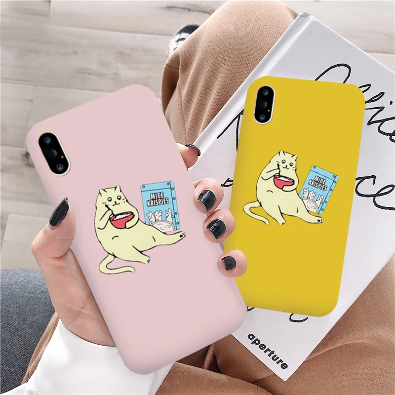 Японский милый чехол для телефона с изображением кошки в японском стиле iPhone XR 11 Pro