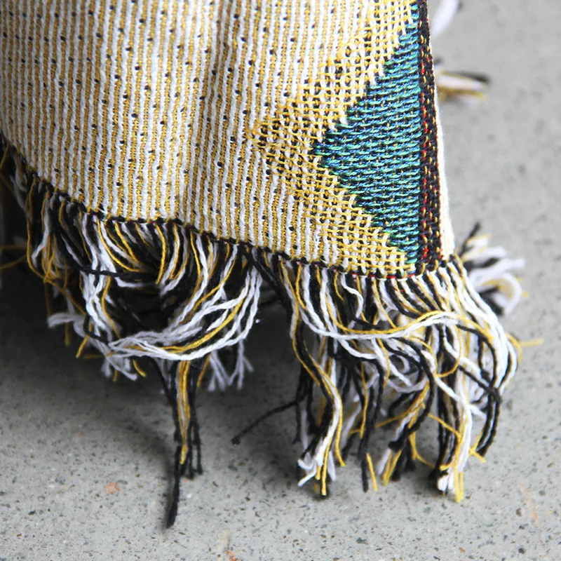 

Aggcual geometry boho throw blanket cover multifunctional Nordic decoration sofa blanket for living room Carpet Picnic mat XT06