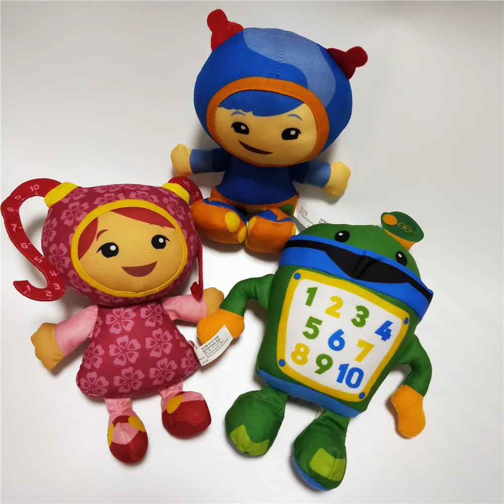 3 шт./компл. 22 см команда Umizoomi плюшевые игрушки Bot MILLI Geo мягкая кукла для детей