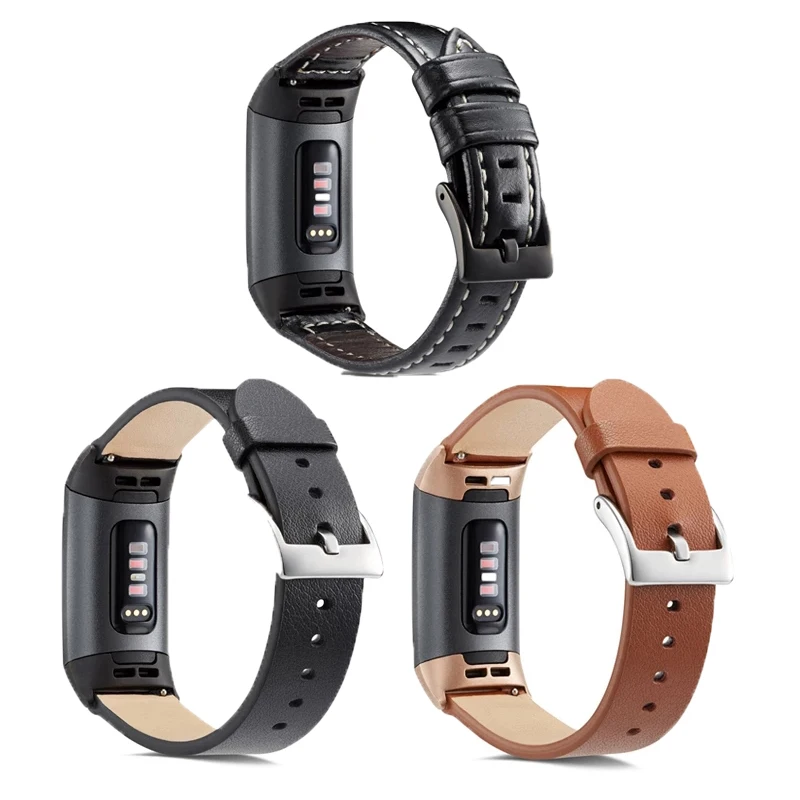 Ремешок Ktab для умных часов Fitbit Charge 3/Charger 4 Band Классический сменный Браслет из