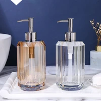 creative high end glass crystal lotion bottle sanitary decoration supplies hand sanitizer shampoo bottle pressing soap dispenser