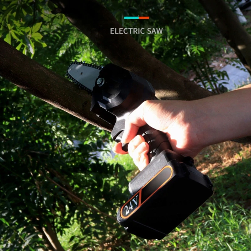 24V Портативный Перезаряжаемые Электрический обрезная пила мини электропилы