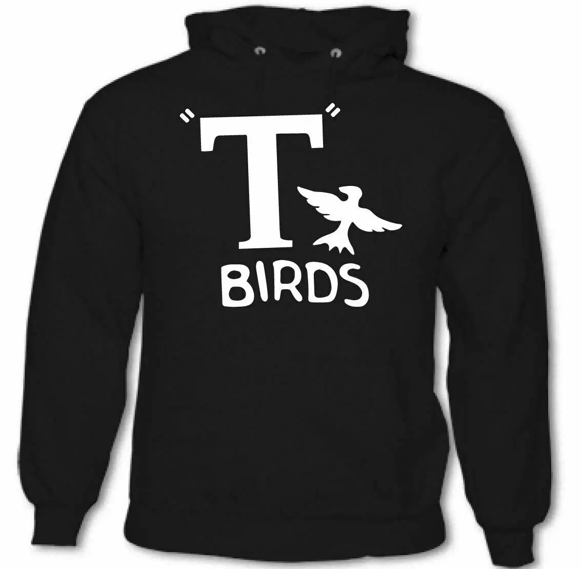 

Мужская забавная Толстовка T-Birds, ретро Свитшот оверсайз