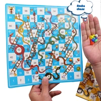board game snake ladder flight chess educational toys kids parent child interactive family party games snakes ladders toy gifts