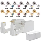 Гвоздик для пирсинга CHUANCI из нержавеющей стали, одноразовый стерильный пирсинг с безопасной шаровой пряжкой, 24 шт.корт, 316l, ювелирные изделия для пирсинга, 20 г