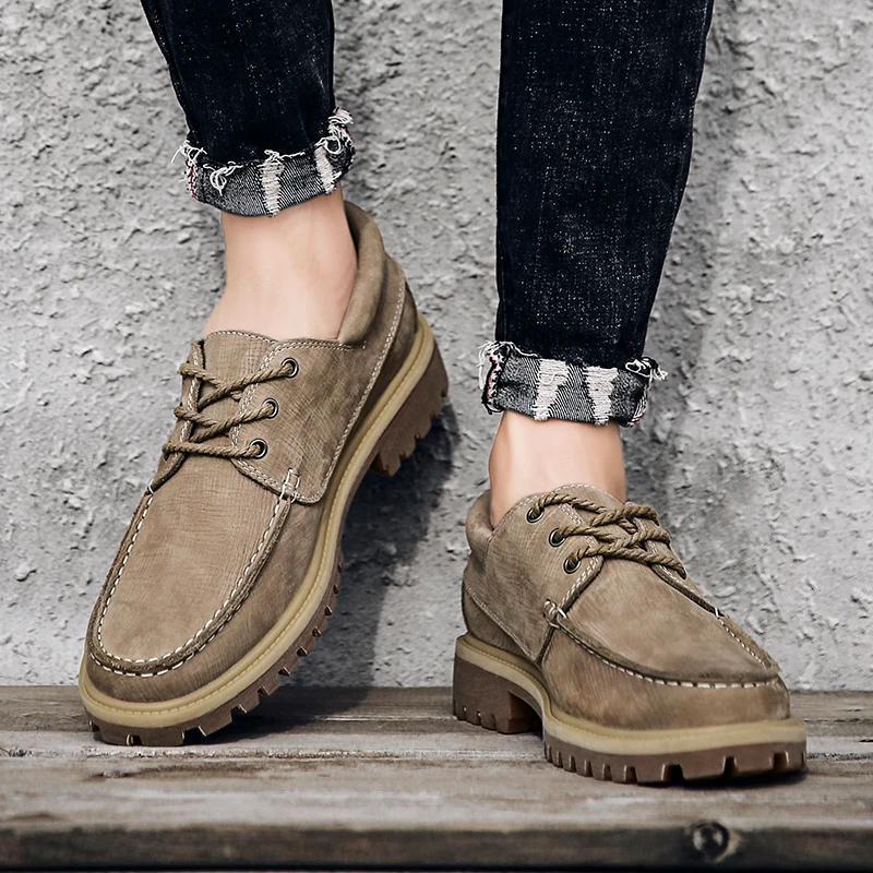 

Men's Shoes Scarpa Uomo Shoes Winter Summer Men Casual Man Breathable Mens Genuine Leather Work 2020