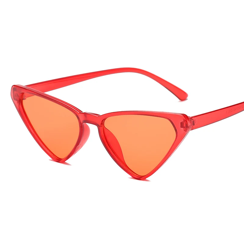 Женские очки в оправе из поликарбоната новинка 2018 солнцезащитные кошачий глаз