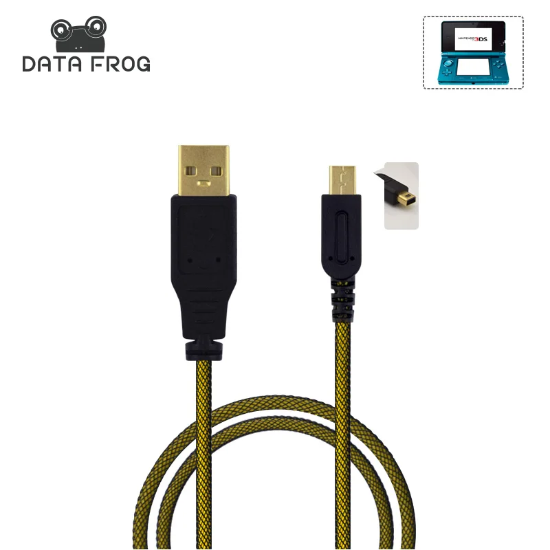 Зарядное устройство Data Frog с позолоченным покрытием 1 5 м 3 кабели для зарядки