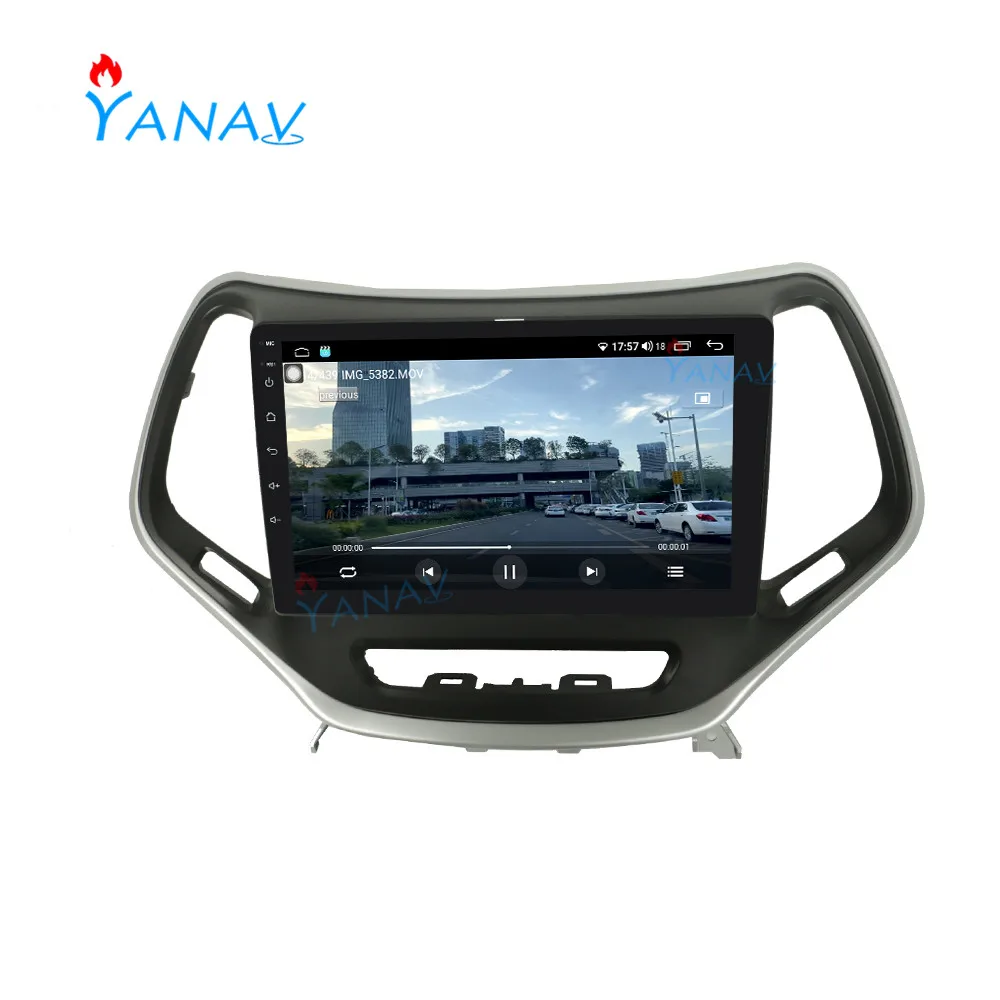 

Android 10 Car Radio 6+128GB audio Receiver For Jeep Cherokee 2013+ HD Stereo tape recorder auto multimedia GPS Naviga head unit