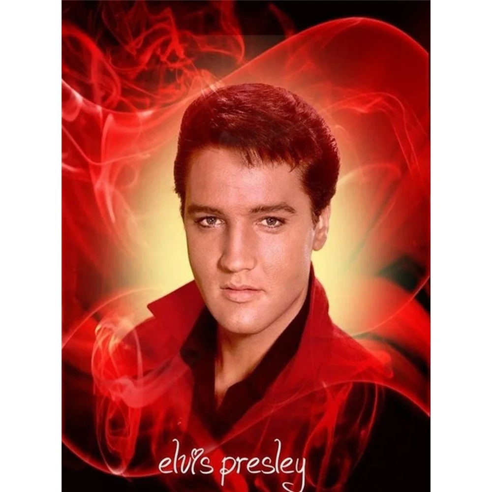 

Набор для вышивки крестиком Elvis Presley 11CT, набор для рукоделия, холст с принтом, хлопковая нить, домашнее украшение, распродажа