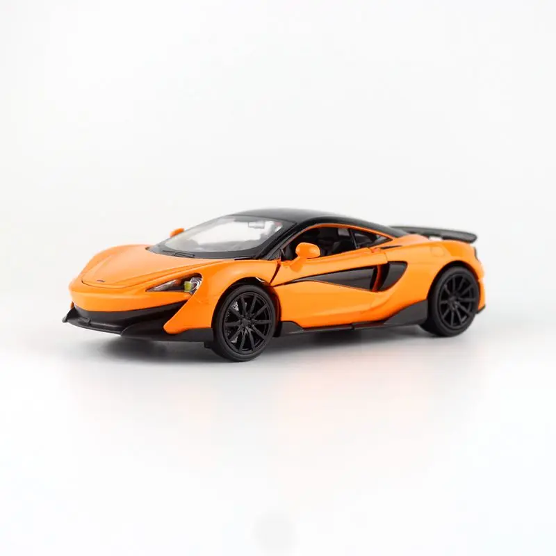 

1:32 Масштаб/литая металлическая Игрушечная модель/Mclaren 600LT/звукосветильник гоночный автомобиль/Выдвижная/открывающаяся дверь/открывающаяс...