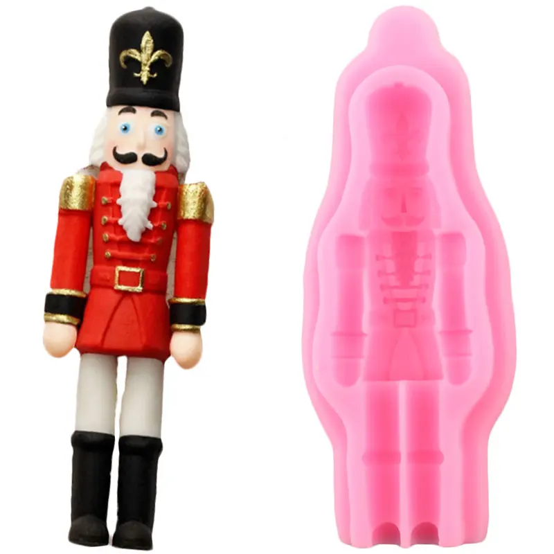 Щелкунчик солдат силиконовые формы инструменты для украшения тортов из мастики