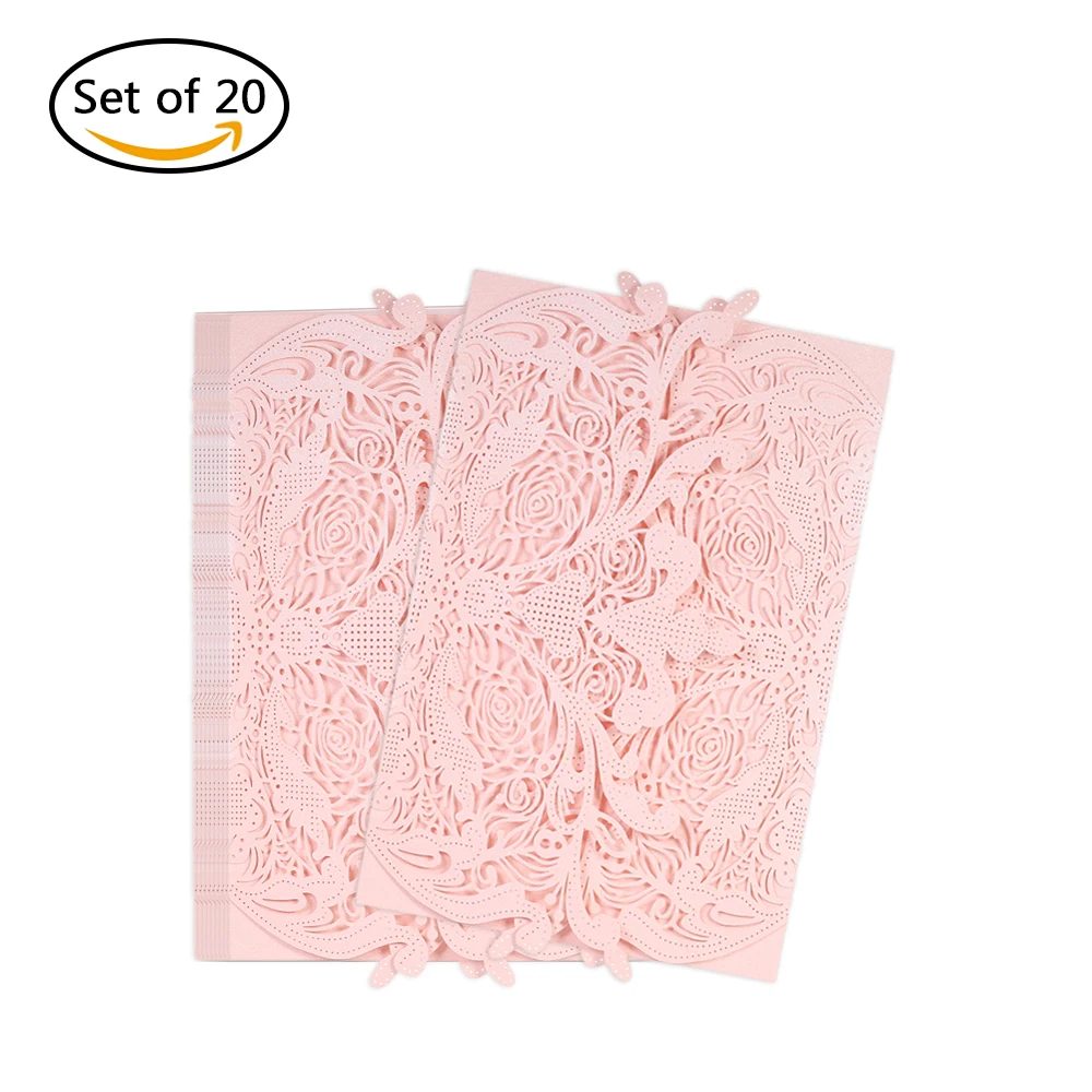 Свадебные пригласительные открытки набор из 20 шт./компл. | Дом и сад