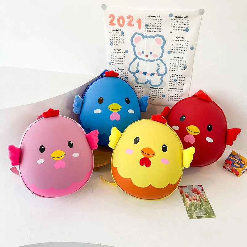 2021 New Design Cartoon Shape Cute Animal Kids Eggshell Backpack Bags Kindergarten Children Backpack Kids School Bags For Girls