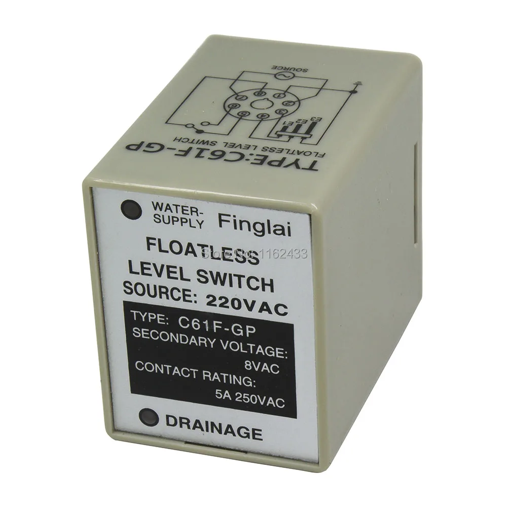 

C61F-GP AC 220V floatless level switch / relay water 220VAC level controller / pump automatic switch