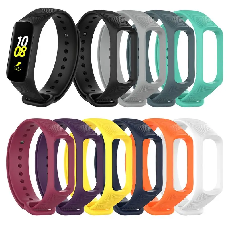 Ремешок для умных часов регулируемый спортивный ремешок из ТПУ Samsung Galaxy Fit-e |