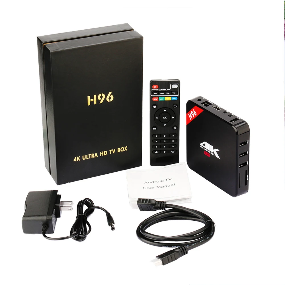 H96 Android IPTV 3600+ Live Channels TV Set-top Box Media Player | Электроника