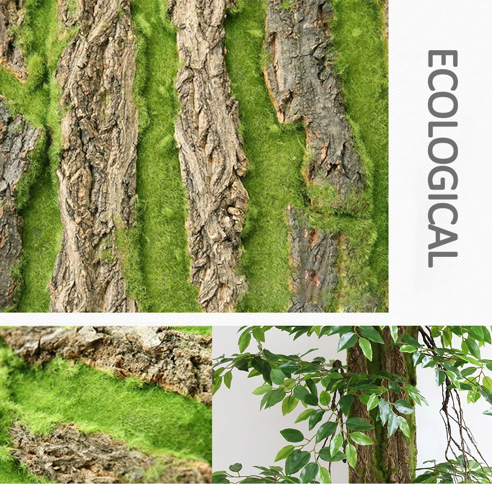 Настенное украшение сделай сам зеленое растение лай искусственная лая материал