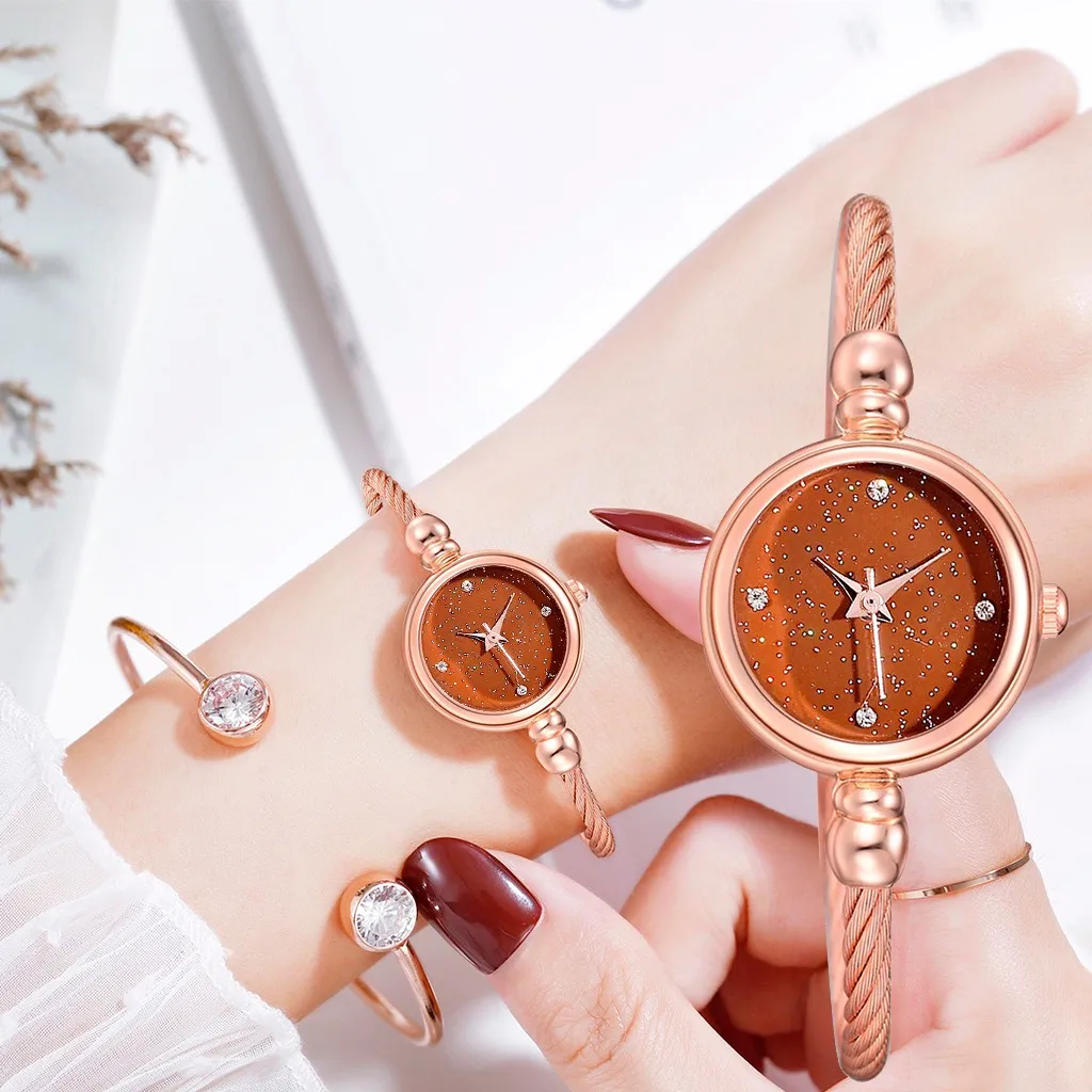 Новые часы люксовый бренд тонкий ремешок женские маленький циферблат Браслет