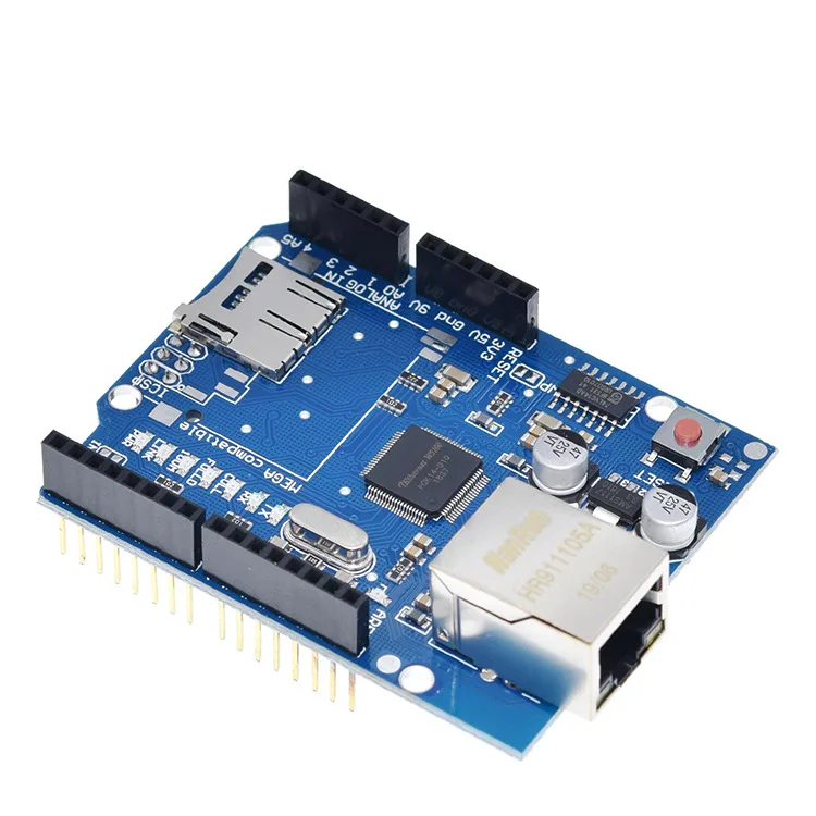 

1pcs Shield Ethernet Shield W5100 R3 Mega 2560 1280 328 UNR R3 W5100 Development board for