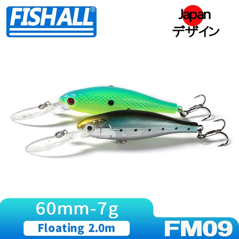 Указка 60XD длинная губа Diver Minnow Shad Lure 60 мм 7 г твердый пластиковый воблер плавающий 2