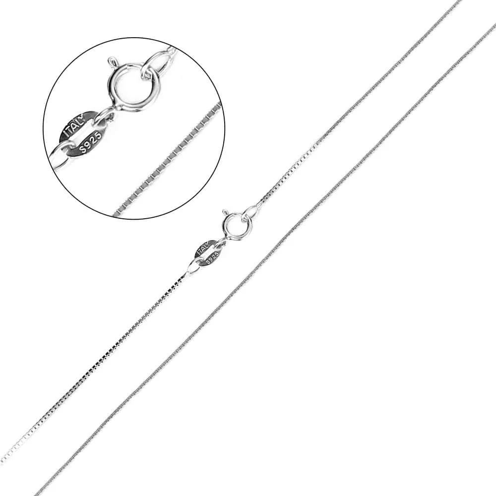 Silver Box Chain Trendsmax, ожерелье из натуральной 925 пробы, витая, волнистая, волнистая, змеиная коробка, Сингапур, Ignot, цепочка, Модные женские ювелирные изделия SNM02 - Metal Color: Silver Box Chain