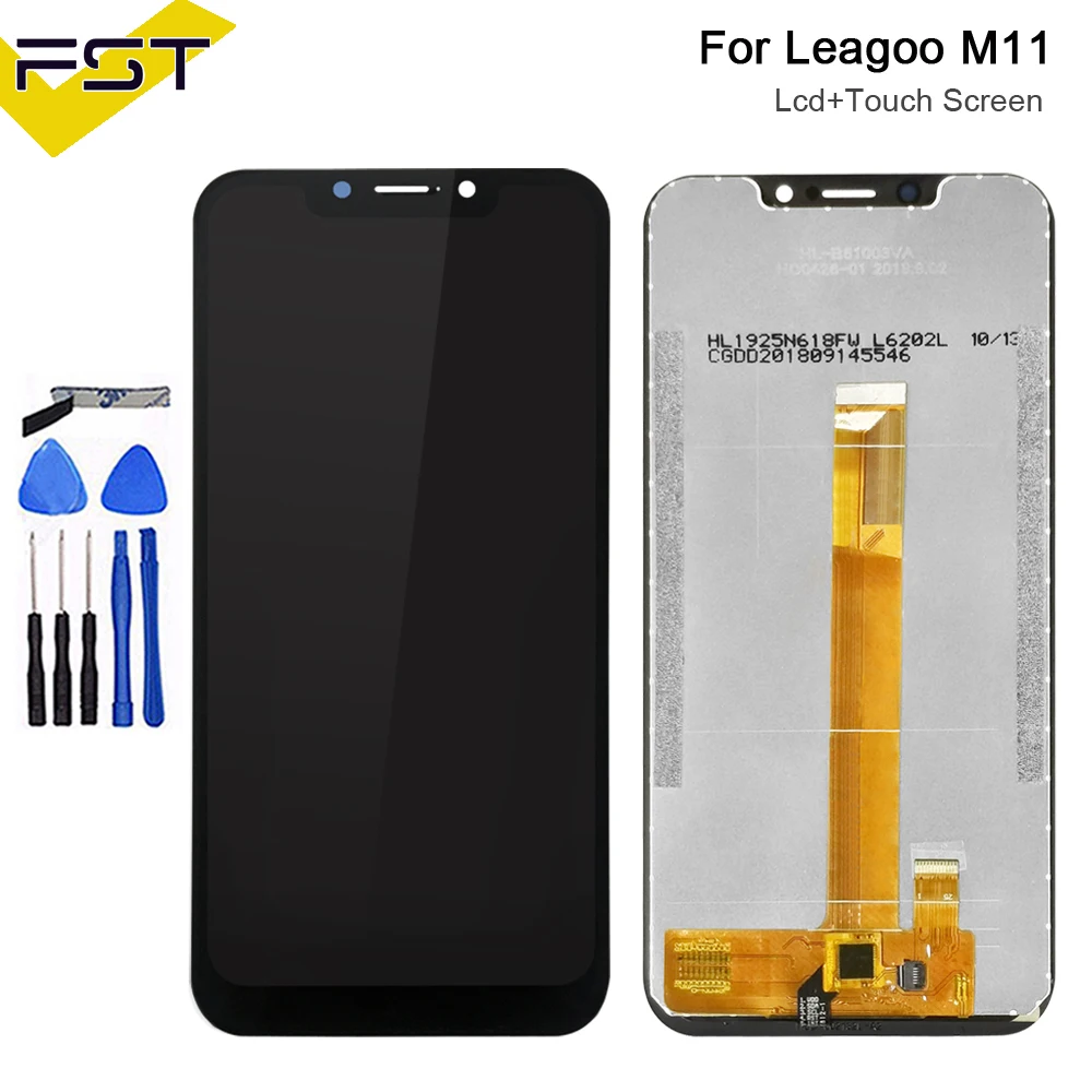 6 18 ''черный для Leagoo M11 ЖК дисплей Дисплей + кодирующий преобразователь
