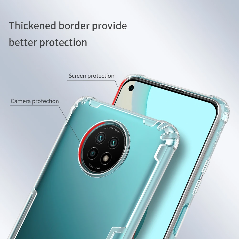 Для Xiaomi Redmi Note 9T чехол Nillkin ТПУ 0 6 мм задняя крышка coque Чехлы для | Мобильные