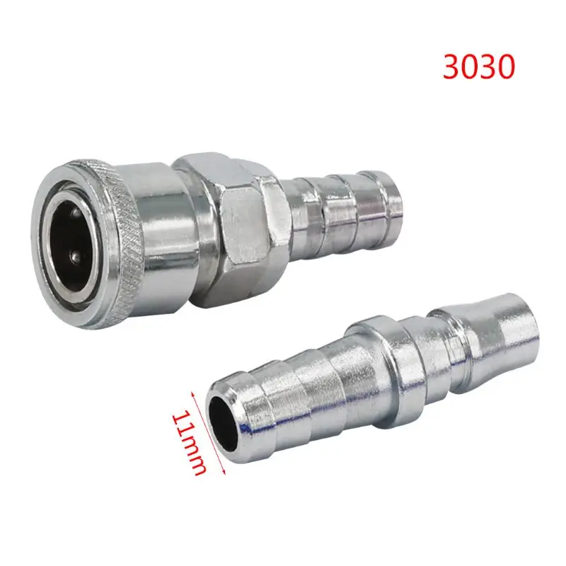 

53CA 1Pair Pneumatic Fitting Air Line Hose Compressor Connector Quick Release Coupler Air Line Fittings 2020/3030/4040