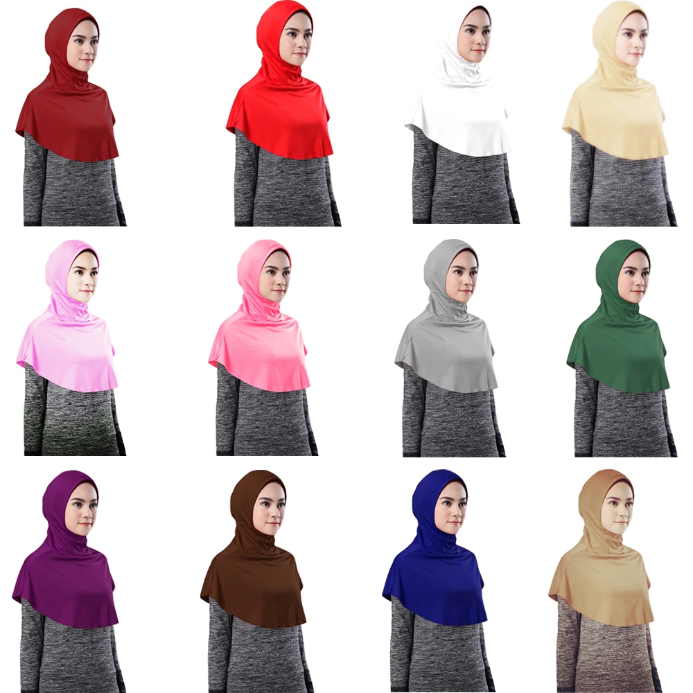 Головной убор для мусульманского хиджаба, мусульманский женский головной убор под шарф, накидка на шею, головной убор, модный платок, хиджаб головной убор 2015 allo lugh