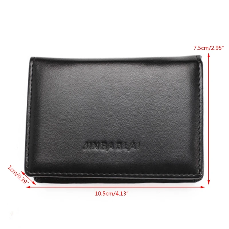Новое поступление мужской кошелек RFID маленький двойной Карманный Кошелек из