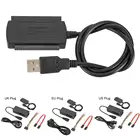 Кабель-преобразователь, надежный стабильный переходник с USB 2,0 на SATA PATA IDE 2,5 3,5, Кабель-адаптер для жесткого диска для компьютеров