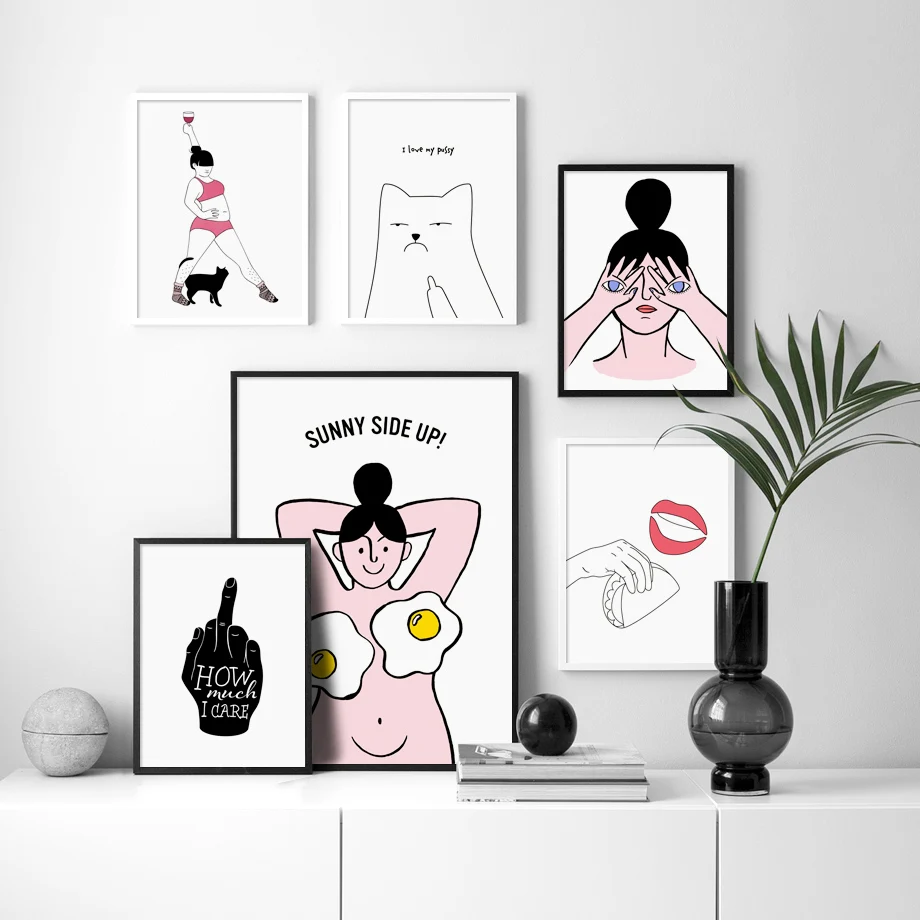 Картина на холсте в скандинавском стиле мотивационный постер с изображением