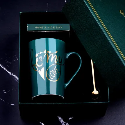 Креативная Европейская кружка личность тренд пара чашка керамическая Бытовая