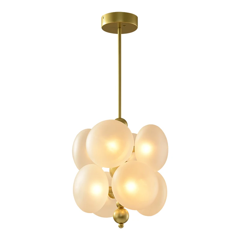 

Modern Gold Metal Glass Pendant Light Restaurant Bar Home Study Bedroom Living Room Chandelier Decor Lighting Fixture PA0773