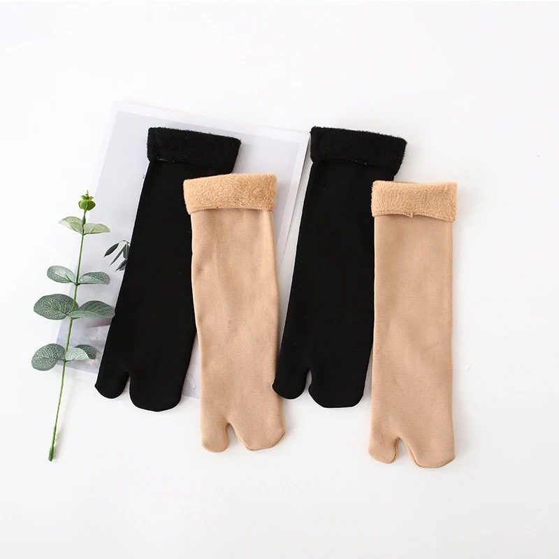 Японское кимоно из чистого хлопка специальные носки с двумя пальцами и разрезом