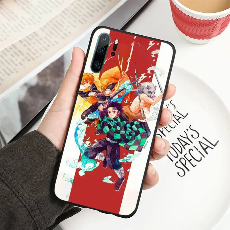 

Demon Slayer Anime Kimetsu No Yaiba Phone Case For Huawei P40 P20 P30 lite Pro P Smart 2019 Mate 40 20 10 Lite Pro Nova 5t