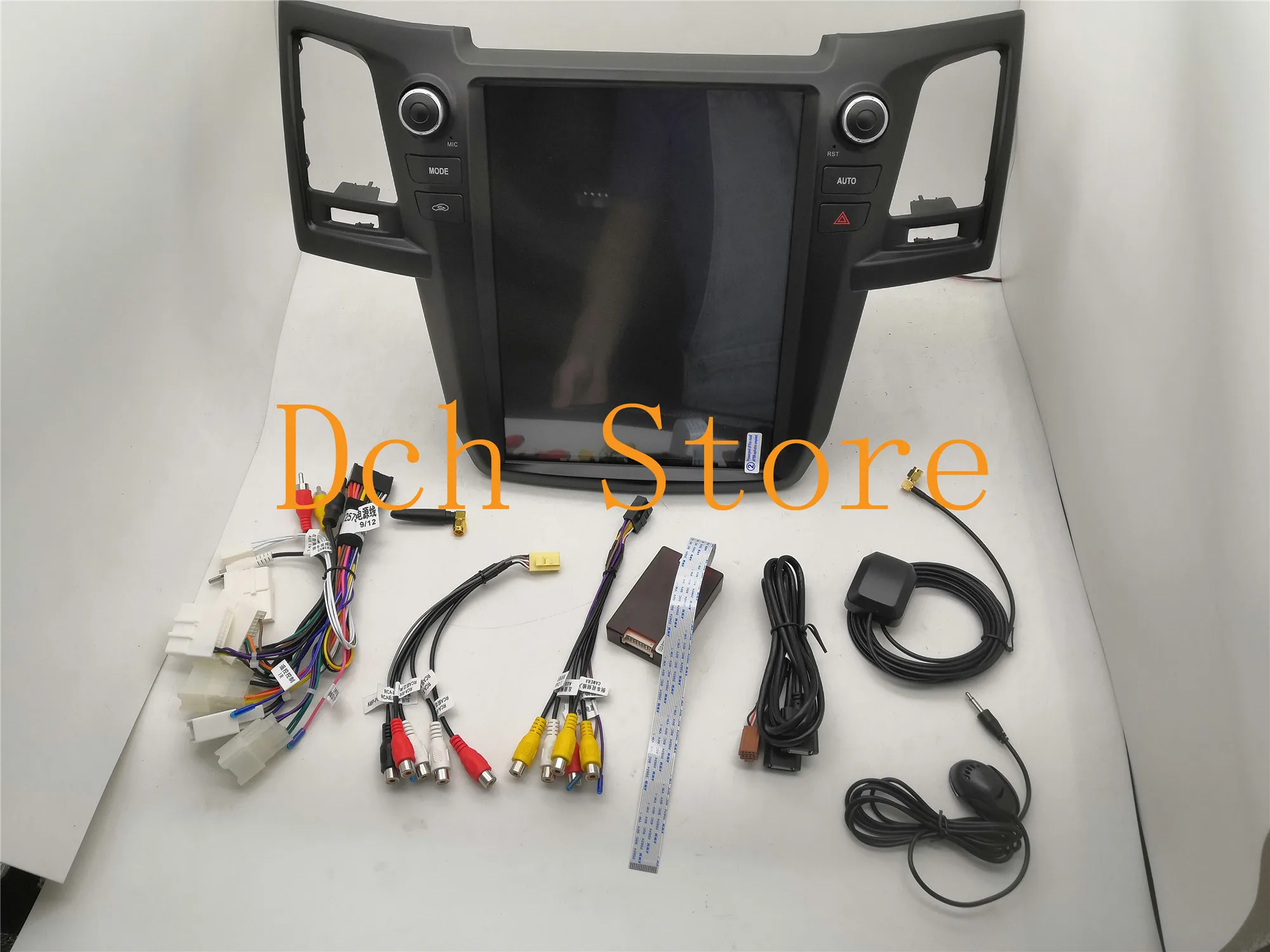 Автомобильный DVD плеер с GPS вертикальный tesla стиль Android 9 0 для Toyota Fortuner hilux 2008 2015