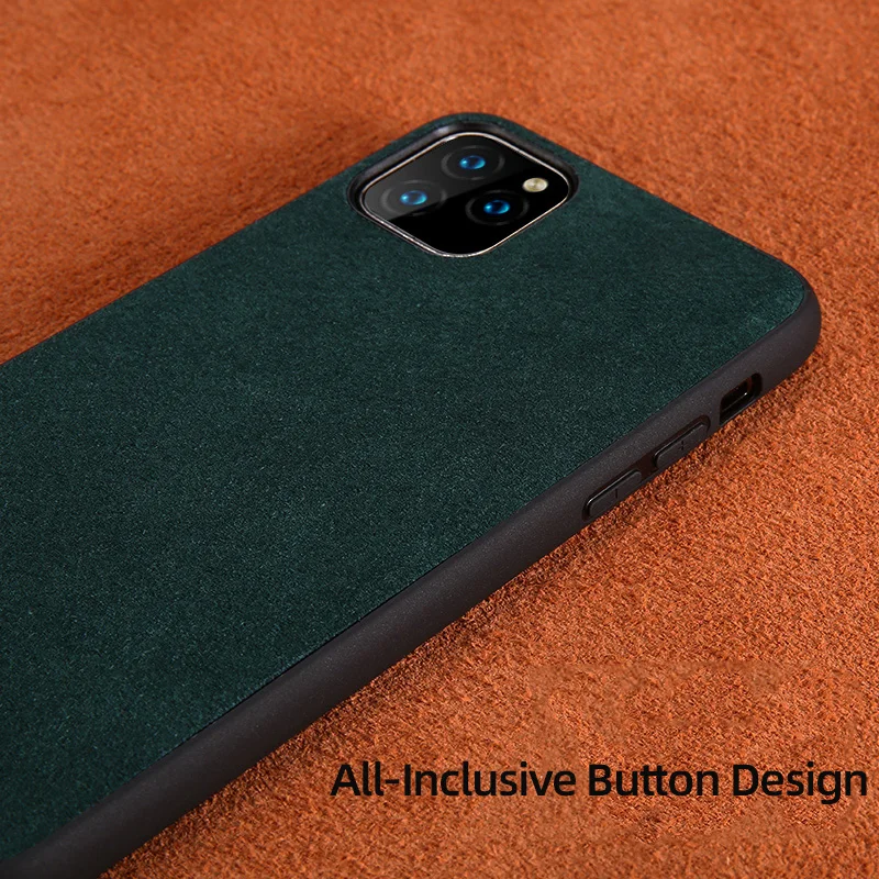 Чехол из натуральной кожи для Iphone 11 pro max оригинальная Противоударная задняя