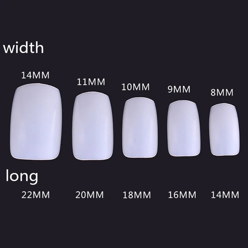 Оптовая продажа 100 шт. Типсы для ногтей тренировки рук гибкие искусственные