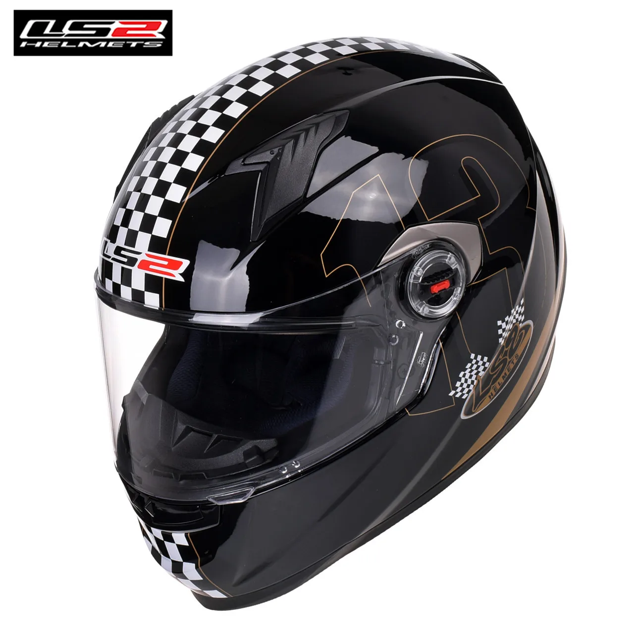 LS2 FF358 Классический гоночный мотоциклетный шлем с полным лицом Casque Casco Capacete Moto